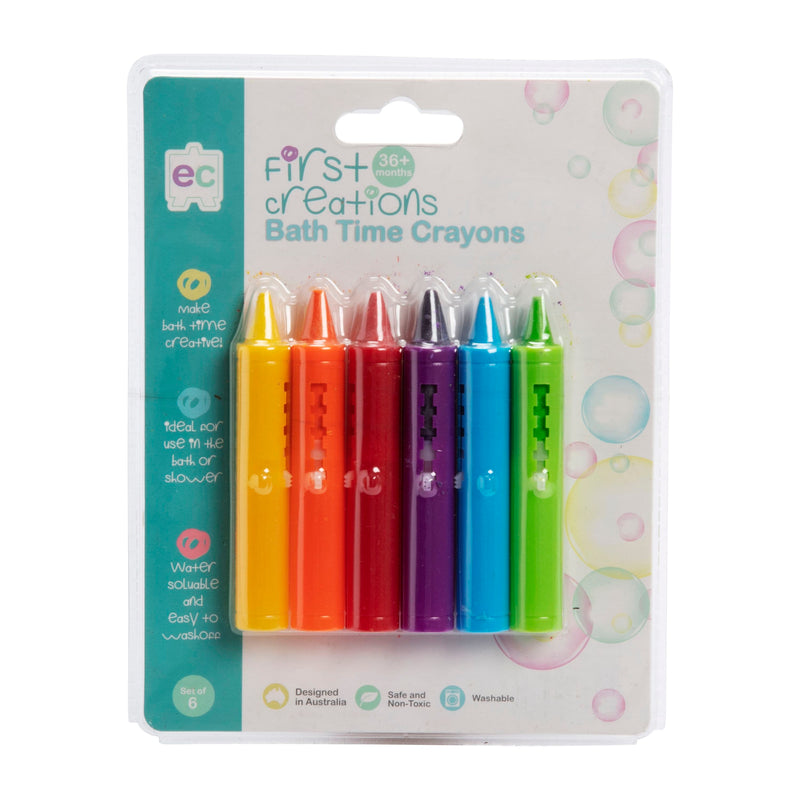 Educational Colours First Creations Bath Crayons Set 6