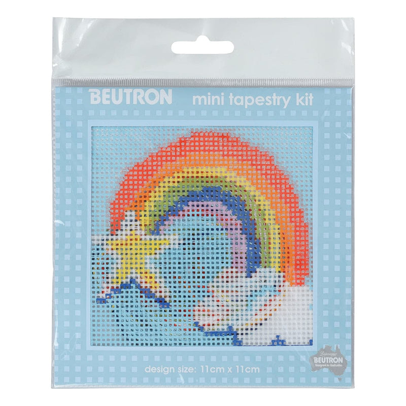 Salmon Rainbow Tapestry Kit 11X11Cm Needlework Kits