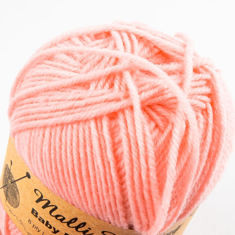 Bisque Malli Knitting Yarn Baby Pink 100g Knitting and Crochet Yarn