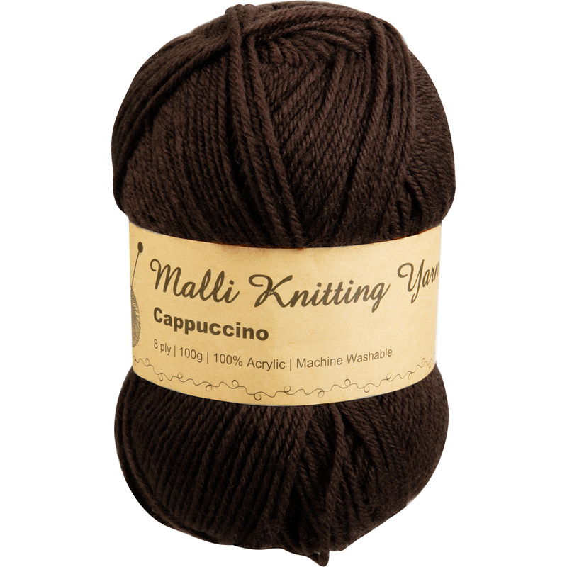 Light Goldenrod Malli Knitting Yarn Cappuchino Yarn 100g Knitting and Crochet Yarn