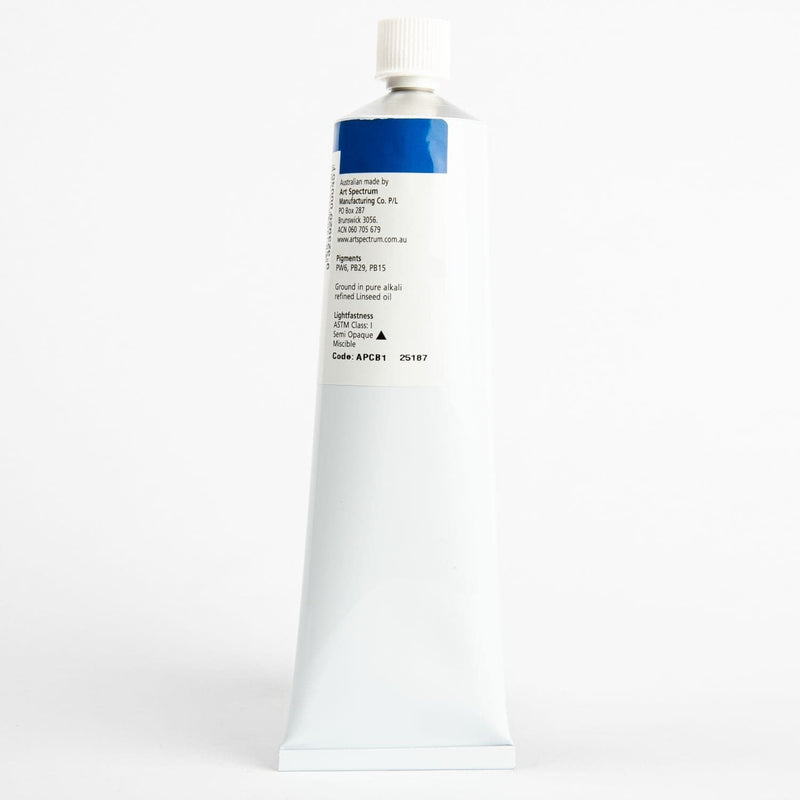 White Smoke Art Spectrum Art Prism Oil Paint  150mL Cobalt Blue Hue Oil Paints