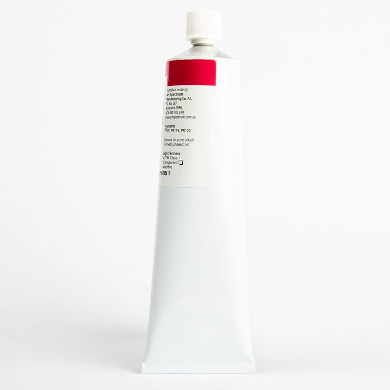 White Smoke Art Spectrum Art Prism Oil Paint  150mL Alizarin Crimson Hue Oil Paints