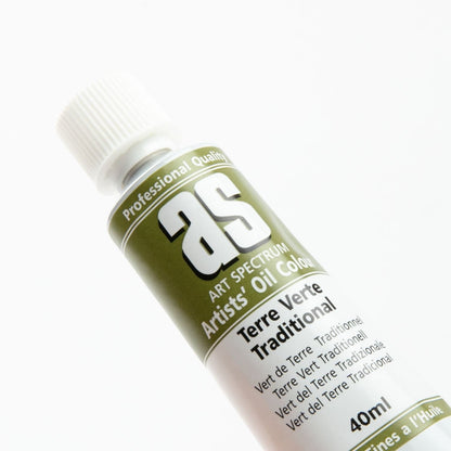 White Smoke Art Spectrum Oil Paint 40mL Terre Verte Traditional  S1 Oil Paints