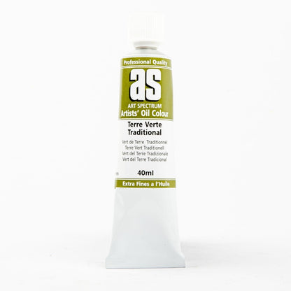 White Smoke Art Spectrum Oil Paint 40mL Terre Verte Traditional  S1 Oil Paints