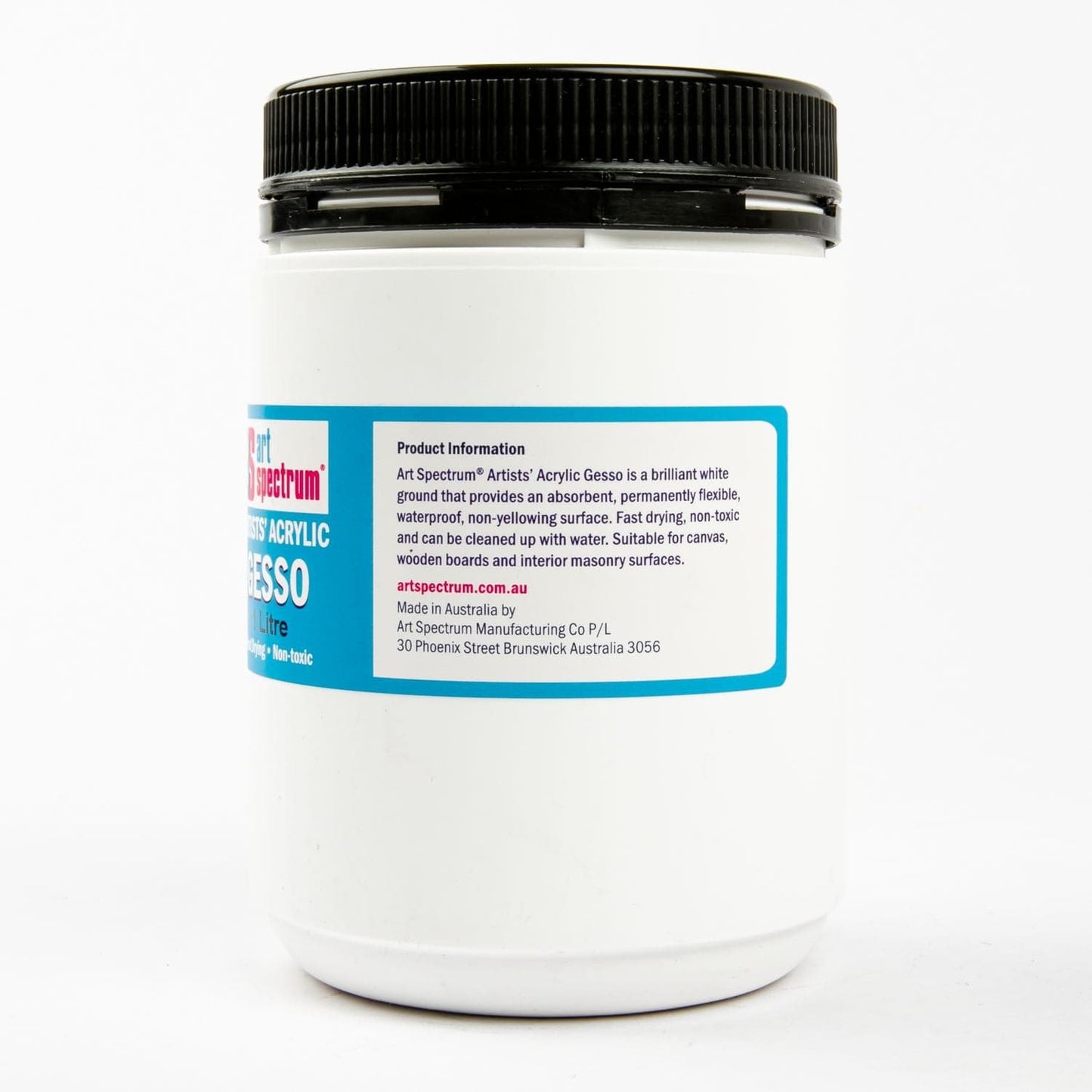 White Smoke Art Spectrum  1Lt Artists' Quality Gesso - White Acrylic Paints