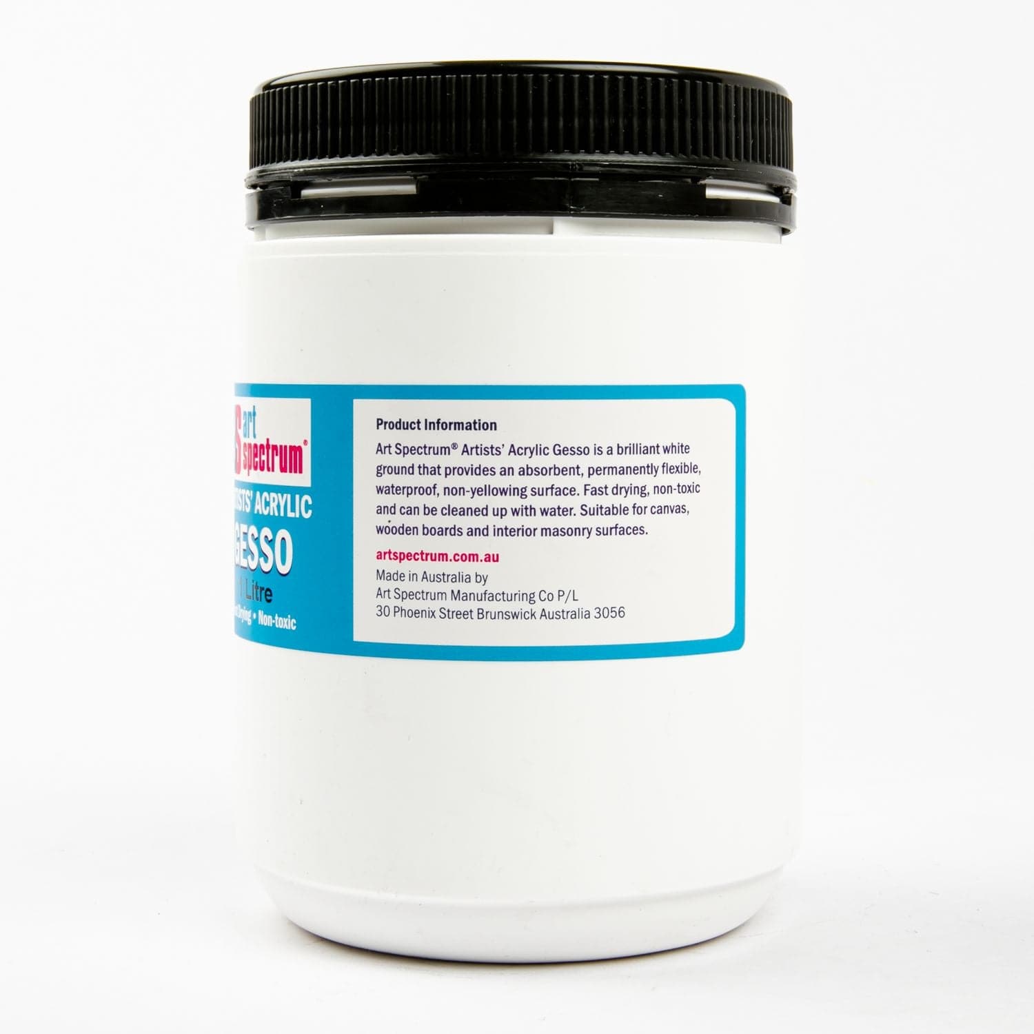 White Smoke Art Spectrum  1Lt Artists' Quality Gesso - White Acrylic Paints