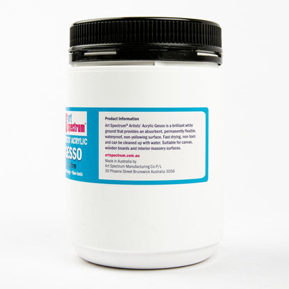 White Smoke Art Spectrum  1Lt Artists' Quality Gesso - White Acrylic Paints