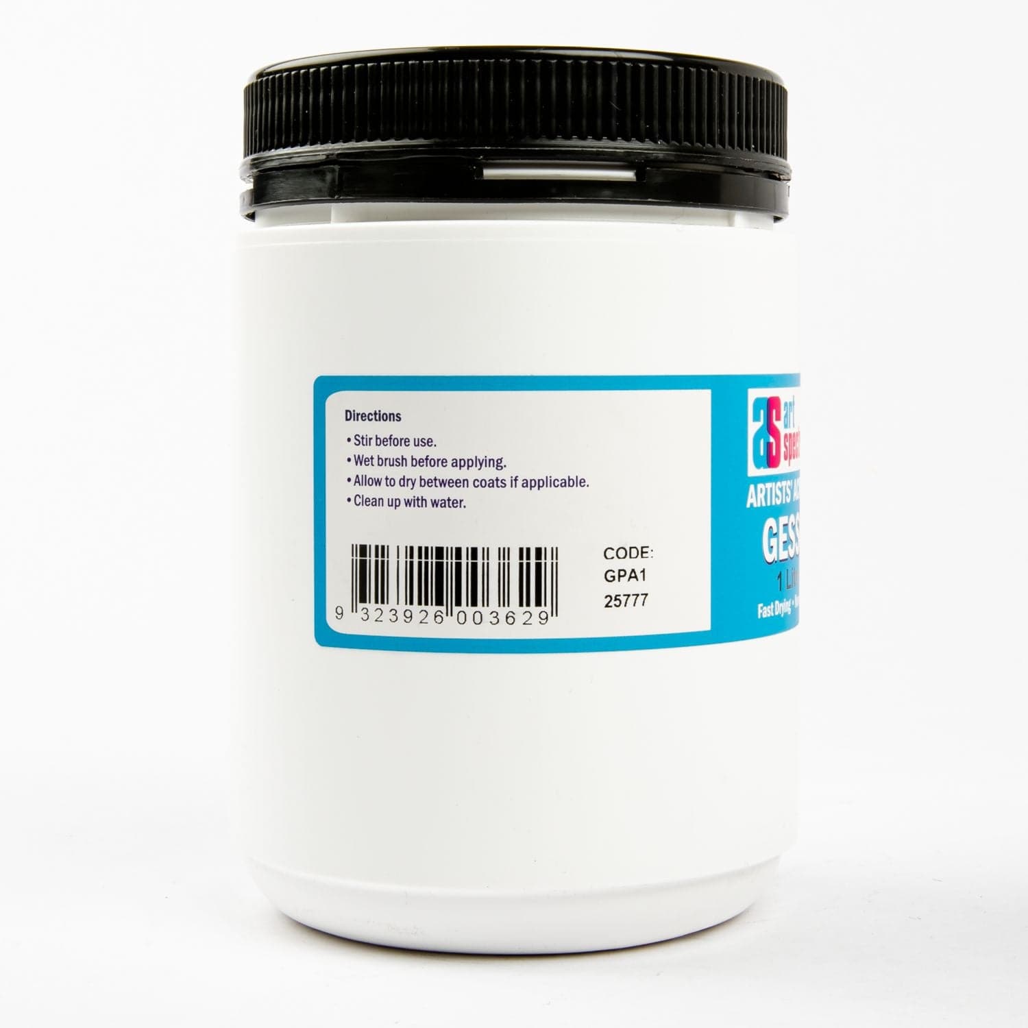 White Smoke Art Spectrum  1Lt Artists' Quality Gesso - White Acrylic Paints