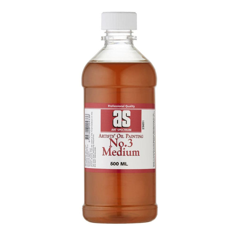 Sienna Art Spectrum  500mL Painting Medium No 3 Oil Paints