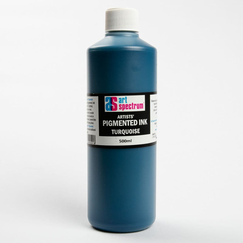 Dark Slate Gray Art Spectrum Pigmented Ink 500Ml Turquoise Inks