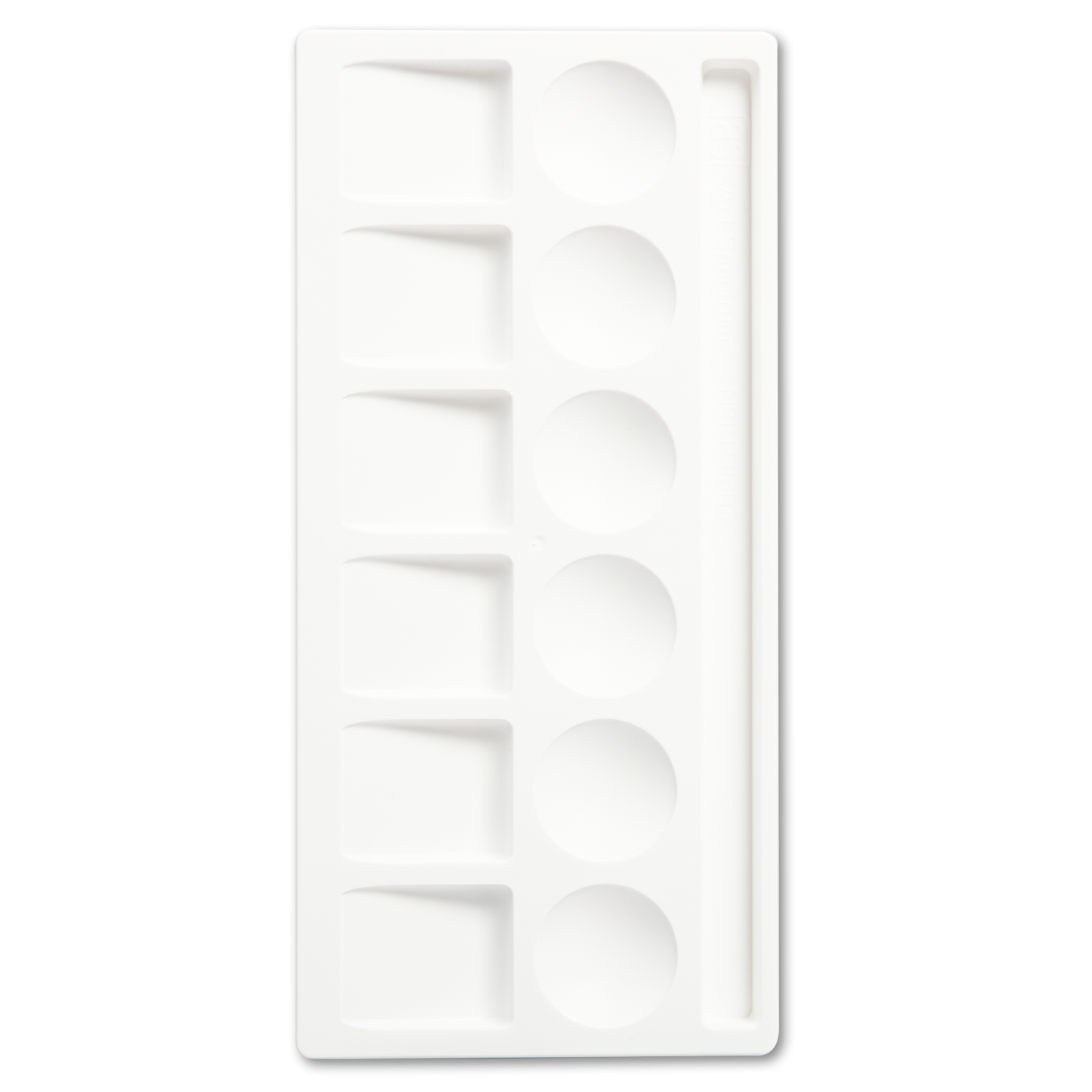 White Smoke Art Spectrum Plastic Palette No 1 - 6 Well Paint Palettes