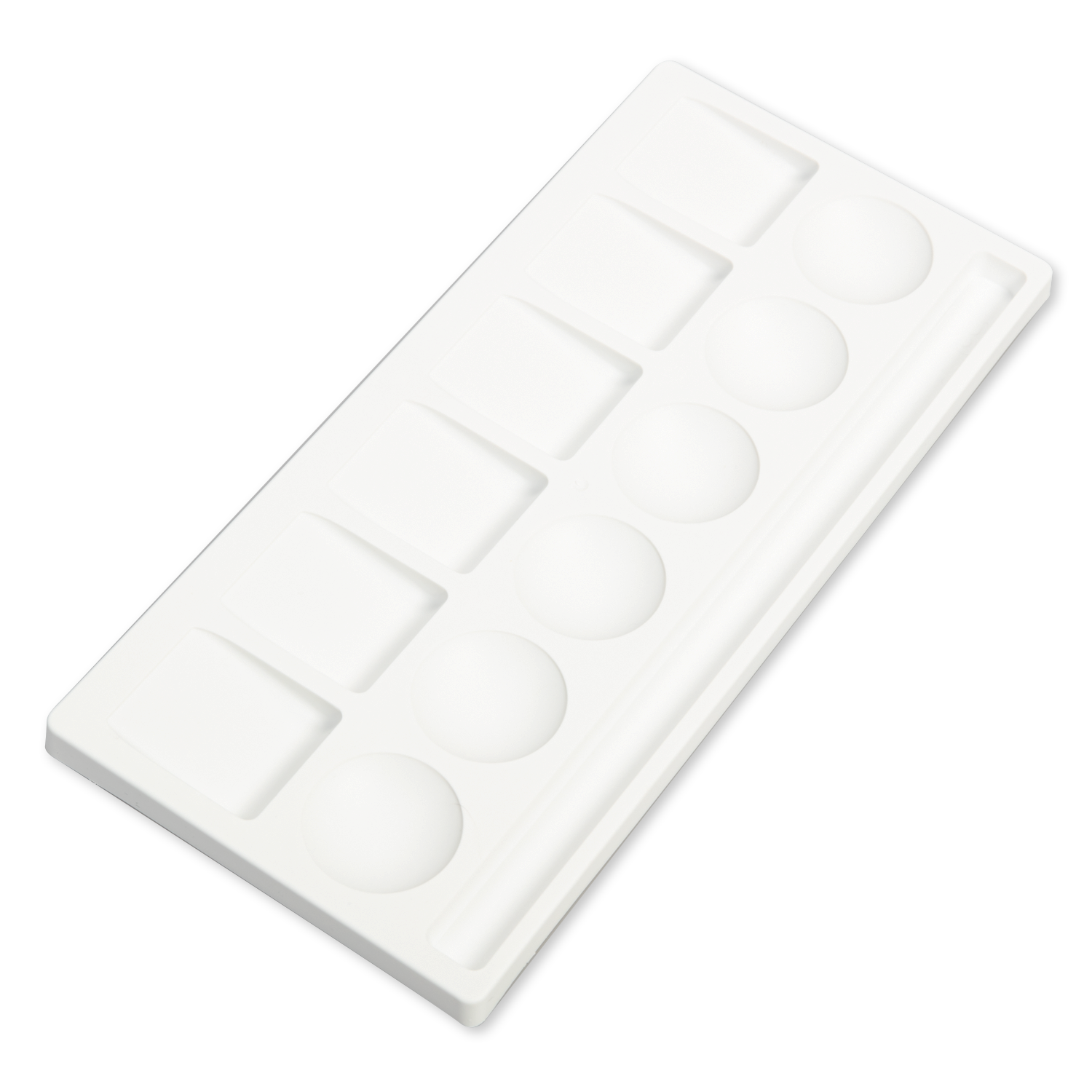 White Smoke Art Spectrum Plastic Palette No 1 - 6 Well Paint Palettes