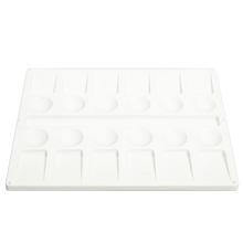 White Smoke Art Spectrum Plastic Palette No 2 - 12 Well Paint Palettes