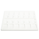 White Smoke Art Spectrum Plastic Palette No 2 - 12 Well Paint Palettes