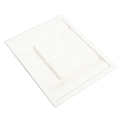 White Smoke Art Spectrum Plastic Palette - 16 Well With Lid Paint Palettes