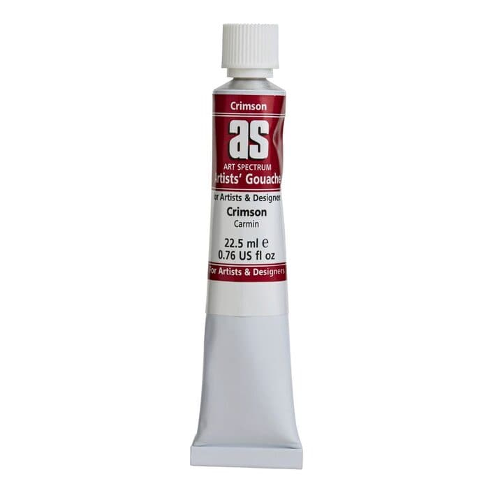 Dark Red Art Spectrum  Gouache 22.5mL Crimson Gouache
