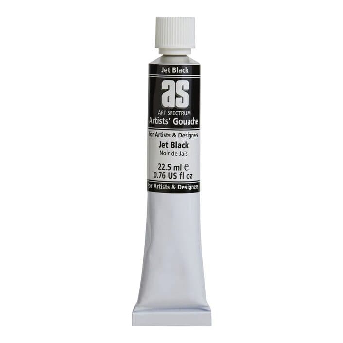 Gray Art Spectrum  Gouache 22.5mL Jet Black Gouache