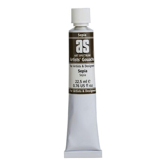 Gray Art Spectrum  Gouache 22.5mL Sepia Gouache