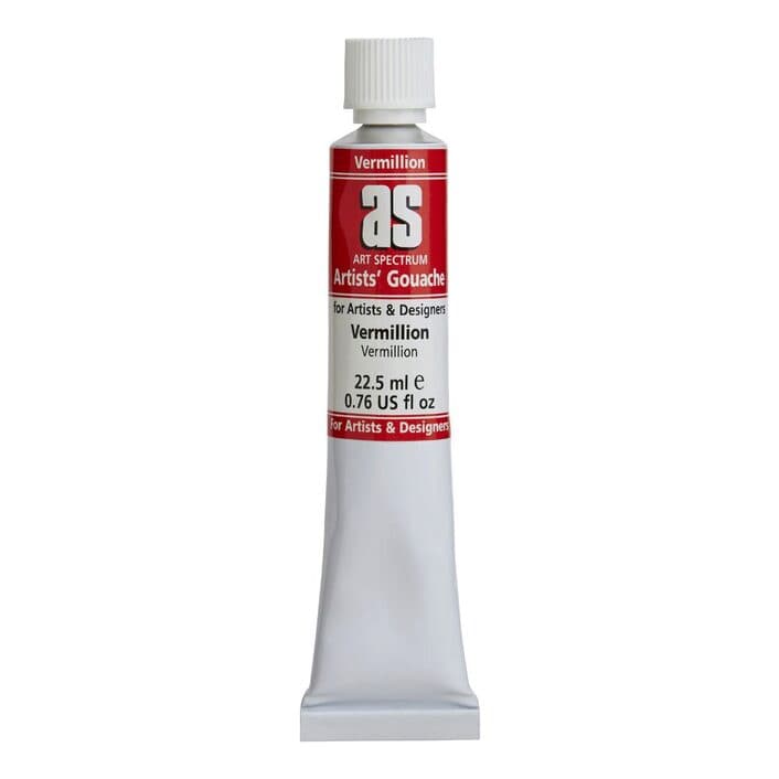 Gray Art Spectrum  Gouache 22.5mL Vermilion Gouache