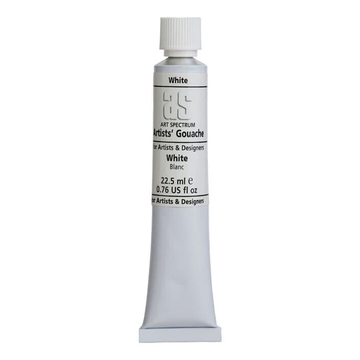 Gray Art Spectrum  Gouache 22.5mL White Gouache
