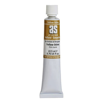 Light Gray Art Spectrum  Gouache 22.5mL Yellow Ochre Gouache