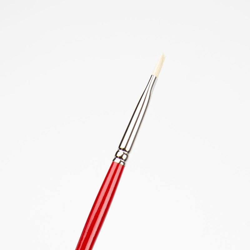 White Smoke Art Spectrum Brush Series 1000 Interlocked Hog Bristle - Bright Size - 1 Paint Brushes