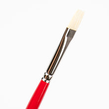 White Smoke Art Spectrum Brush Series 1000 Interlocked Hog Bristle - Bright Size - 4 Paint Brushes