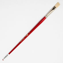 White Smoke Art Spectrum Brush Series 1000 Interlocked Hog Bristle - Bright Size - 6 Paint Brushes
