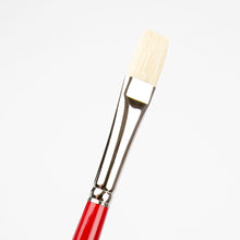 White Smoke Art Spectrum Brush Series 1000 Interlocked Hog Bristle - Bright Size - 8 Paint Brushes