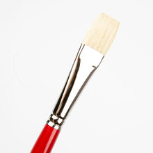 White Smoke Art Spectrum Brush Series 1000 Interlocked Hog Bristle - Bright Size - 10 Paint Brushes