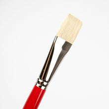 White Smoke Art Spectrum Brush Series 1000 Interlocked Hog Bristle - Bright Size - 12 Paint Brushes