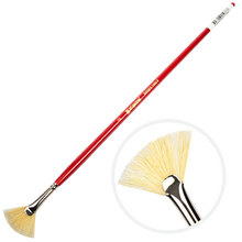 Brown Art Spectrum Brush Series 1000 Interlocked Hog Bristle - Fan Size - 2 Paint Brushes