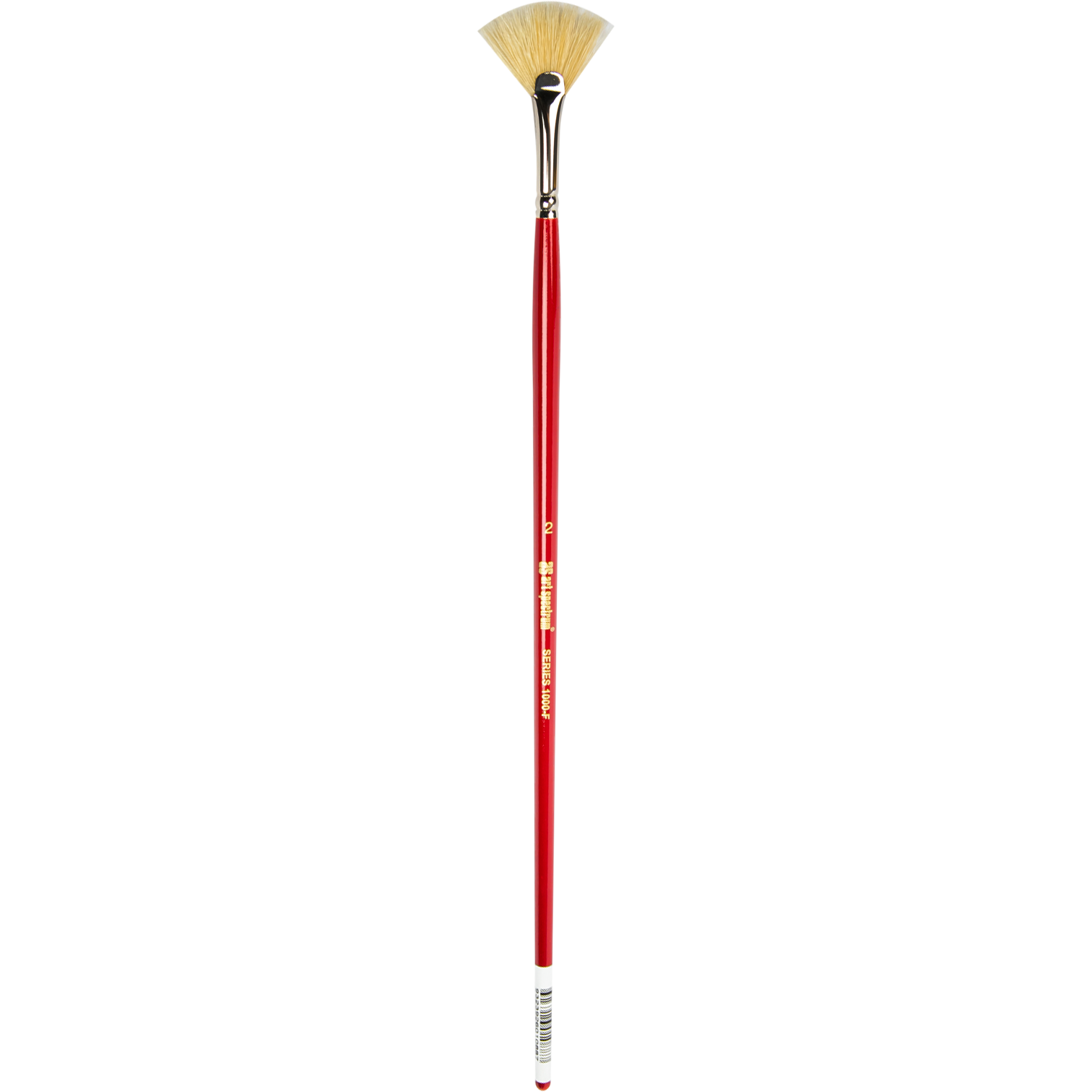 Wheat Art Spectrum Brush Series 1000 Interlocked Hog Bristle - Fan Size - 2 Paint Brushes