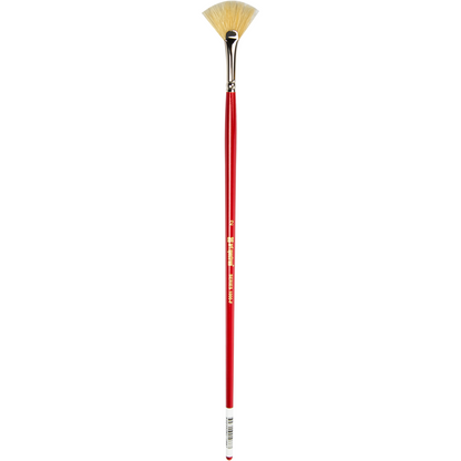 Wheat Art Spectrum Brush Series 1000 Interlocked Hog Bristle - Fan Size - 2 Paint Brushes
