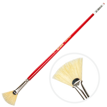 Bisque Art Spectrum Brush Series 1000 Interlocked Hog Bristle - Fan Size - 4 Paint Brushes