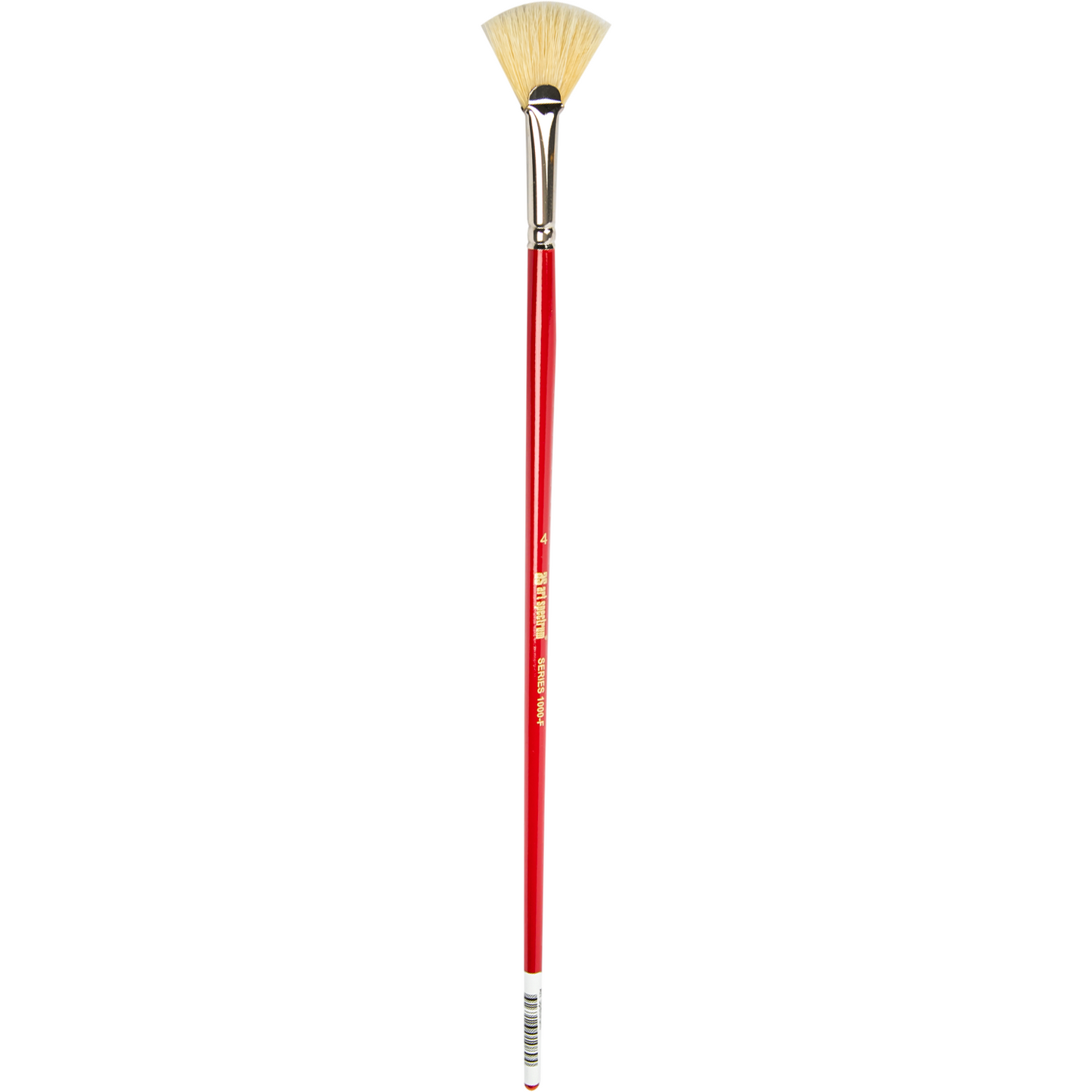 Wheat Art Spectrum Brush Series 1000 Interlocked Hog Bristle - Fan Size - 4 Paint Brushes