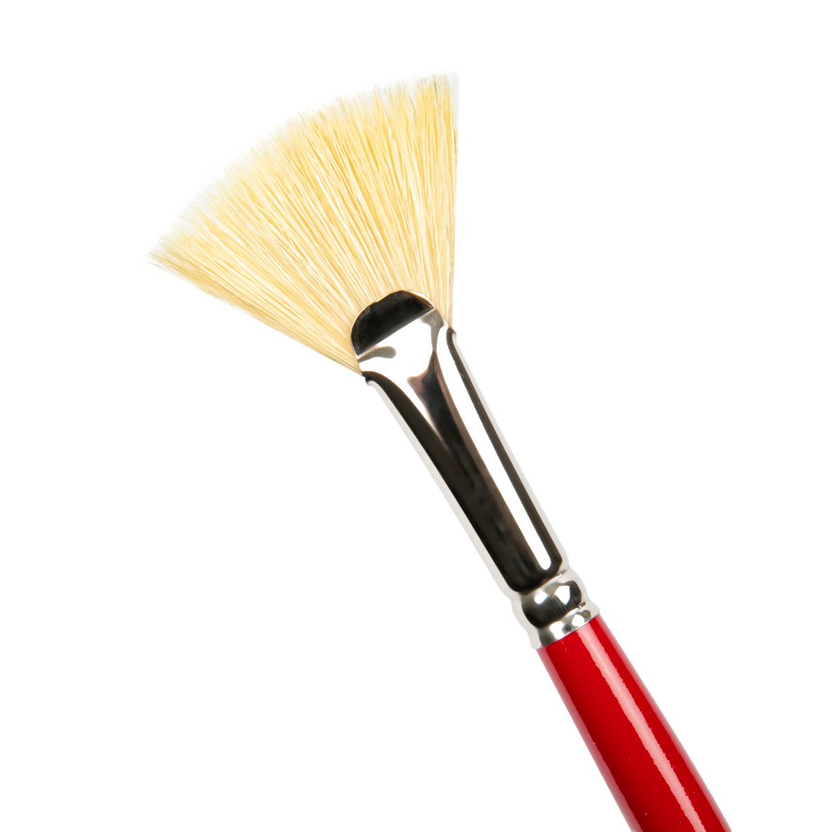 Saddle Brown Art Spectrum Brush Series 1000 Interlocked Hog Bristle - Fan Size - 6 Paint Brushes