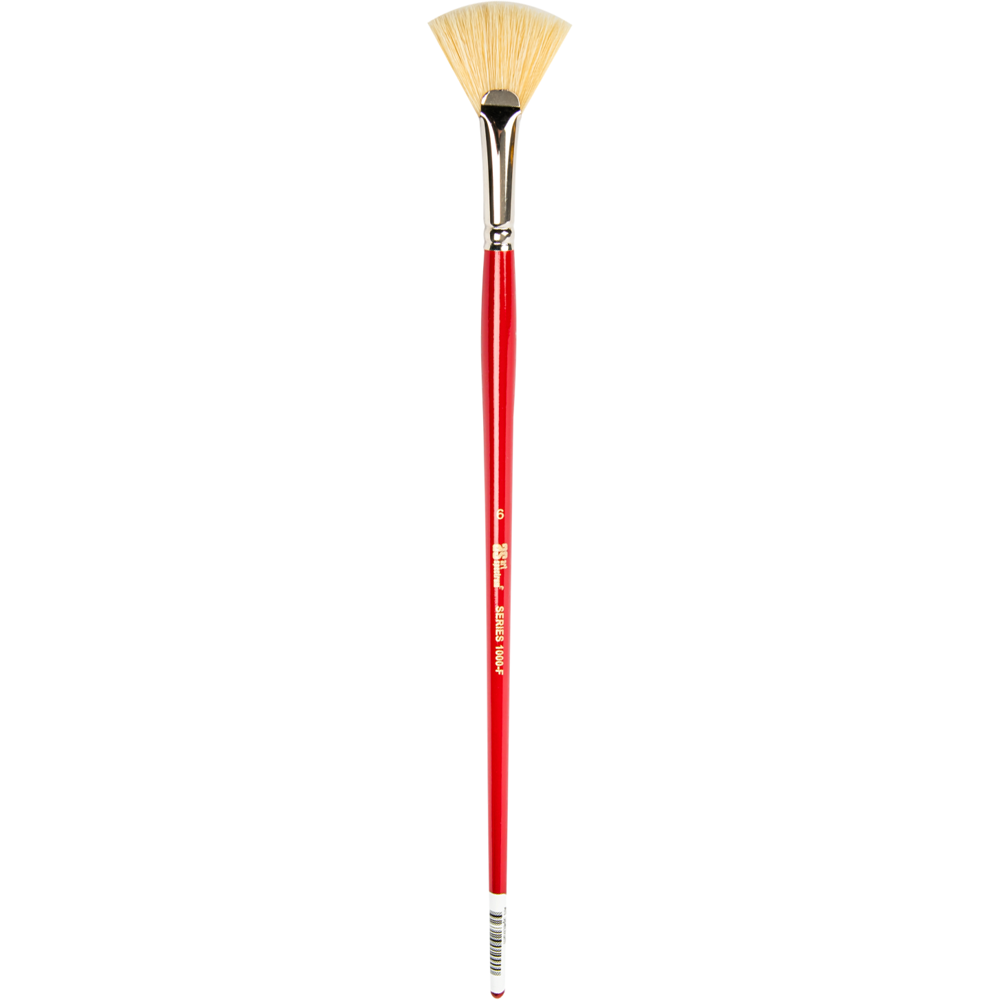 Wheat Art Spectrum Brush Series 1000 Interlocked Hog Bristle - Fan Size - 6 Paint Brushes