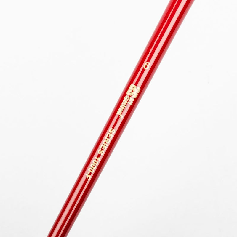 White Smoke Art Spectrum Brush Series 1000 Interlocked Hog Bristle - Fan Size - 6 Paint Brushes