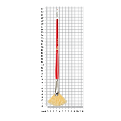 Dark Gray Art Spectrum Brush Series 1000 Interlocked Hog Bristle - Fan Size - 8 Paint Brushes