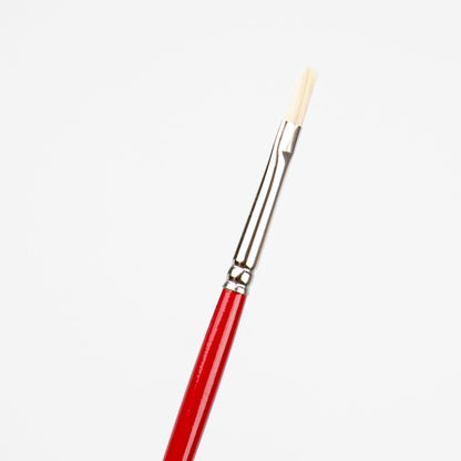 White Smoke Art Spectrum Brush Series 1000 Interlocked Hog Bristle - Flat Size - 1 Paint Brushes
