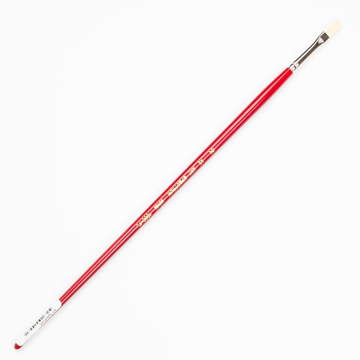 White Smoke Art Spectrum Brush Series 1000 Interlocked Hog Bristle - Flat Size - 2 Paint Brushes
