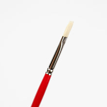 White Smoke Art Spectrum Brush Series 1000 Interlocked Hog Bristle - Flat Size - 2 Paint Brushes