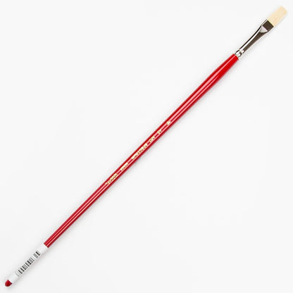 White Smoke Art Spectrum Brush Series 1000 Interlocked Hog Bristle - Flat Size - 4 Paint Brushes