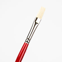 White Smoke Art Spectrum Brush Series 1000 Interlocked Hog Bristle - Flat Size - 4 Paint Brushes
