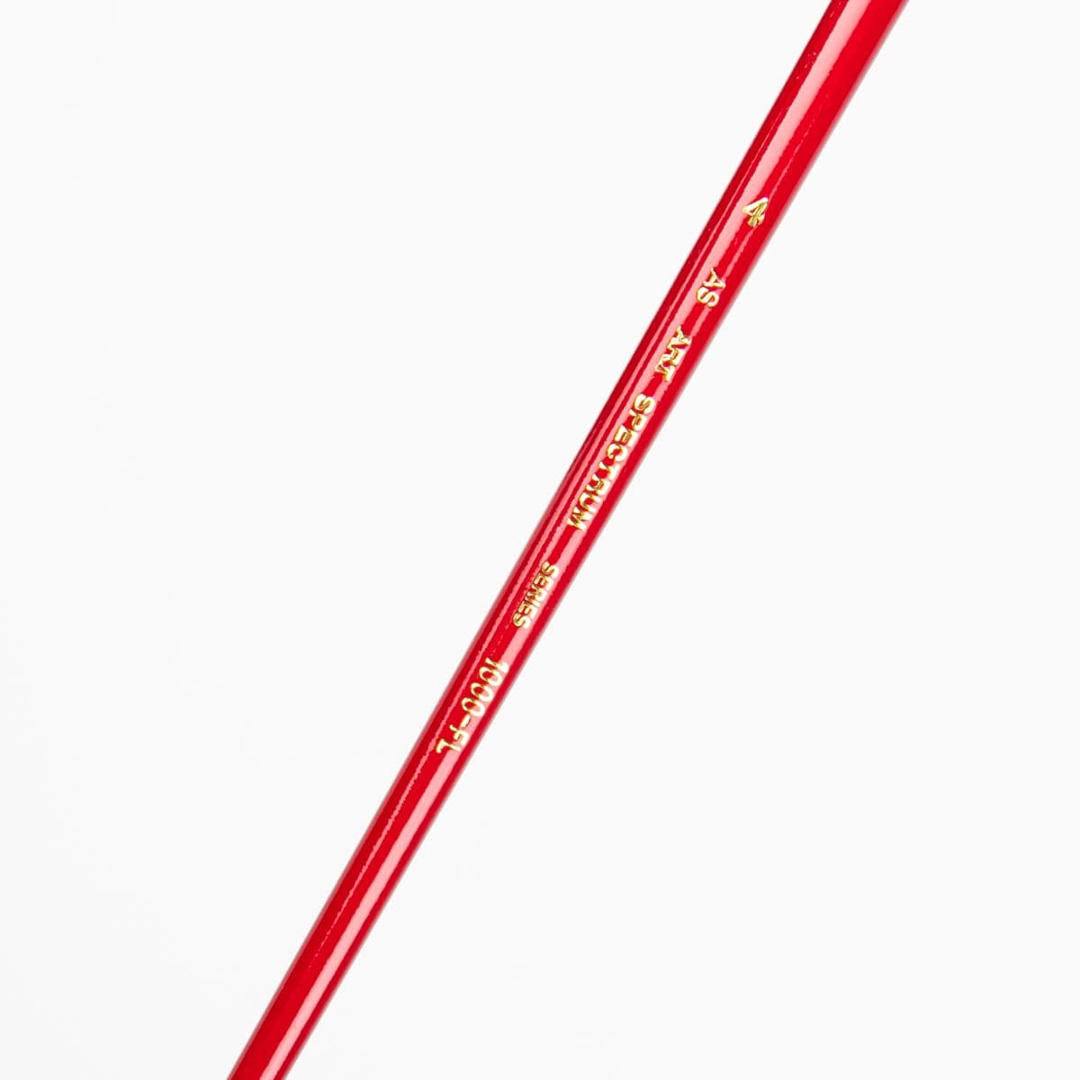 Snow Art Spectrum Brush Series 1000 Interlocked Hog Bristle - Flat Size - 4 Paint Brushes