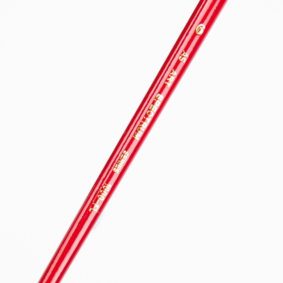 Firebrick Art Spectrum Brush Series 1000 Interlocked Hog Bristle - Flat Size - 6 Paint Brushes