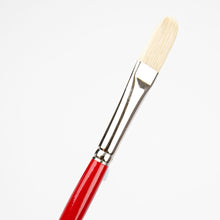 White Smoke Art Spectrum Brush Series 1000 Interlocked Hog Bristle - Flat Size - 8 Paint Brushes