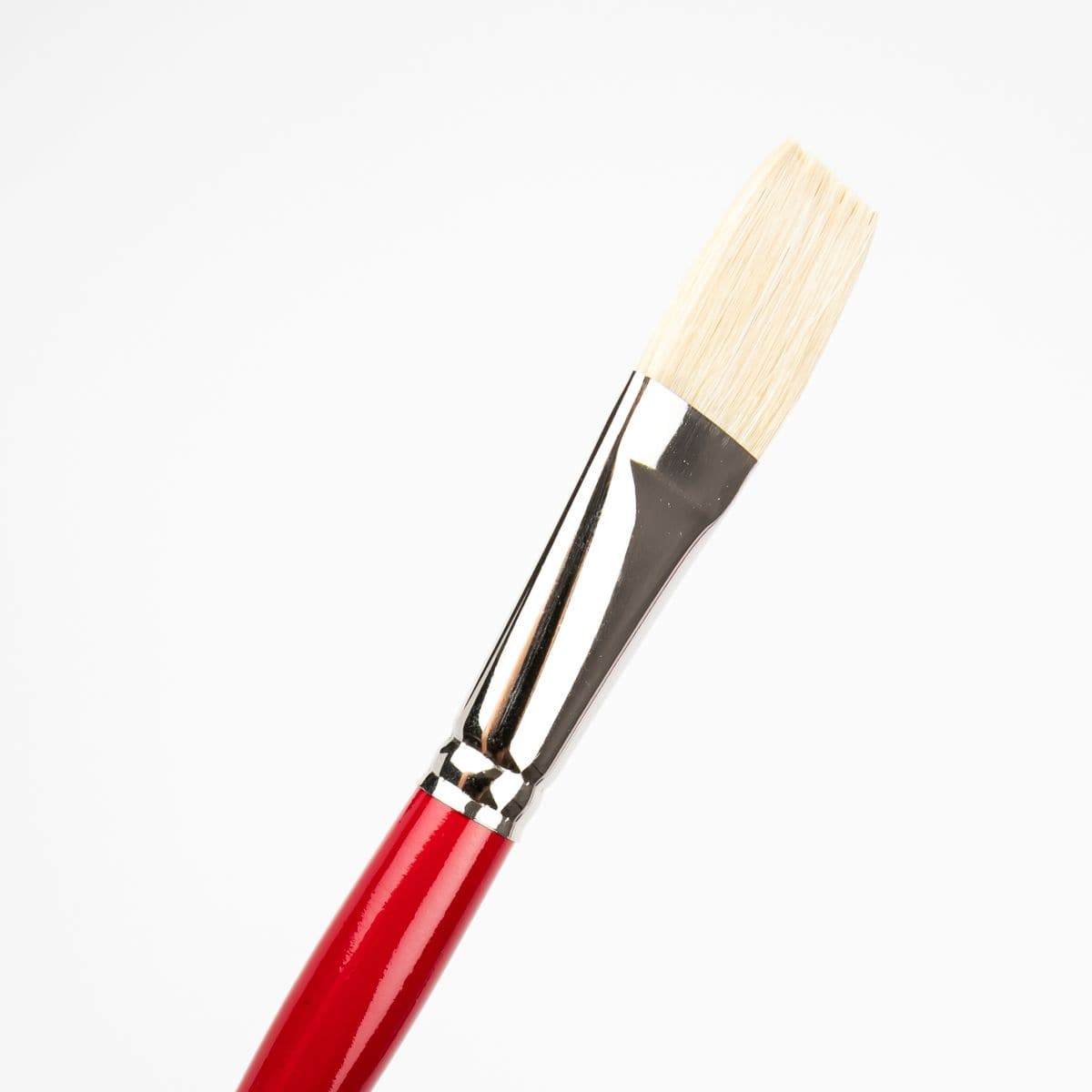 Snow Art Spectrum Brush Series 1000 Interlocked Hog Bristle - Flat Size - 12 Paint Brushes