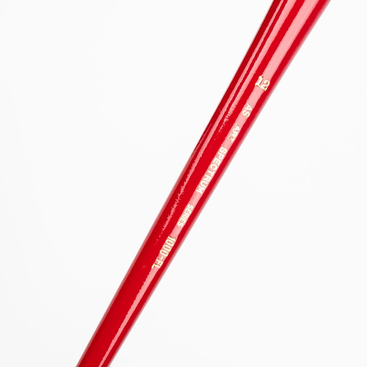 Snow Art Spectrum Brush Series 1000 Interlocked Hog Bristle - Flat Size - 12 Paint Brushes